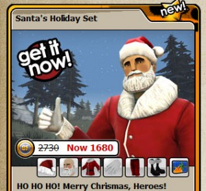 Battlefield Heroes - fight as Santa Claus?